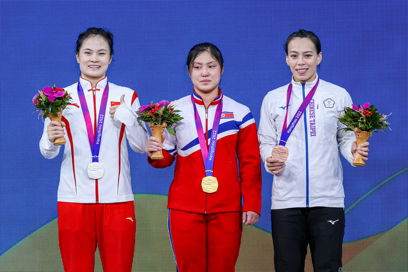 杭州亞運／北韓神力 女子舉重接連奪金