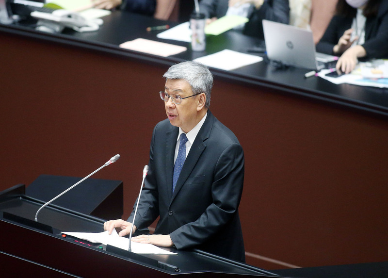 藍委稱審查國防預算遭抹紅 陳建仁：不認為民進黨有批評立委職權
