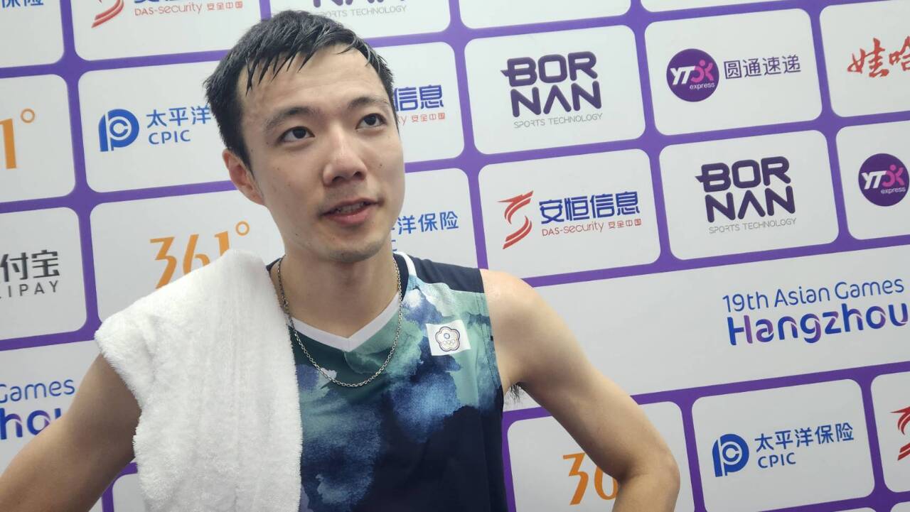 杭州亞運／王子維身體微恙止步32強 戴資穎女單首出賽