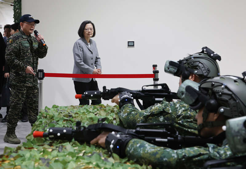 戰術戰傷及災難事故救護訓練大樓啟用 總統：提供國軍更周全保護