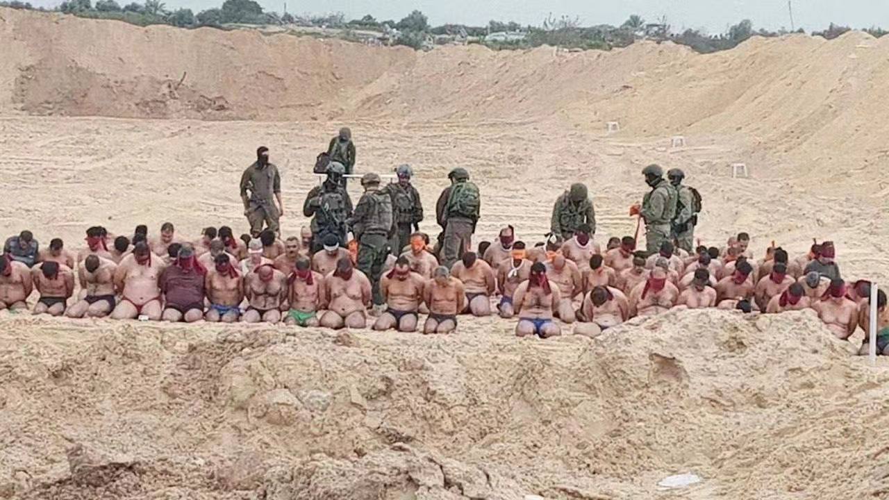加薩俘虜著內褲畫面流出 阿拉伯國家譴責以色列