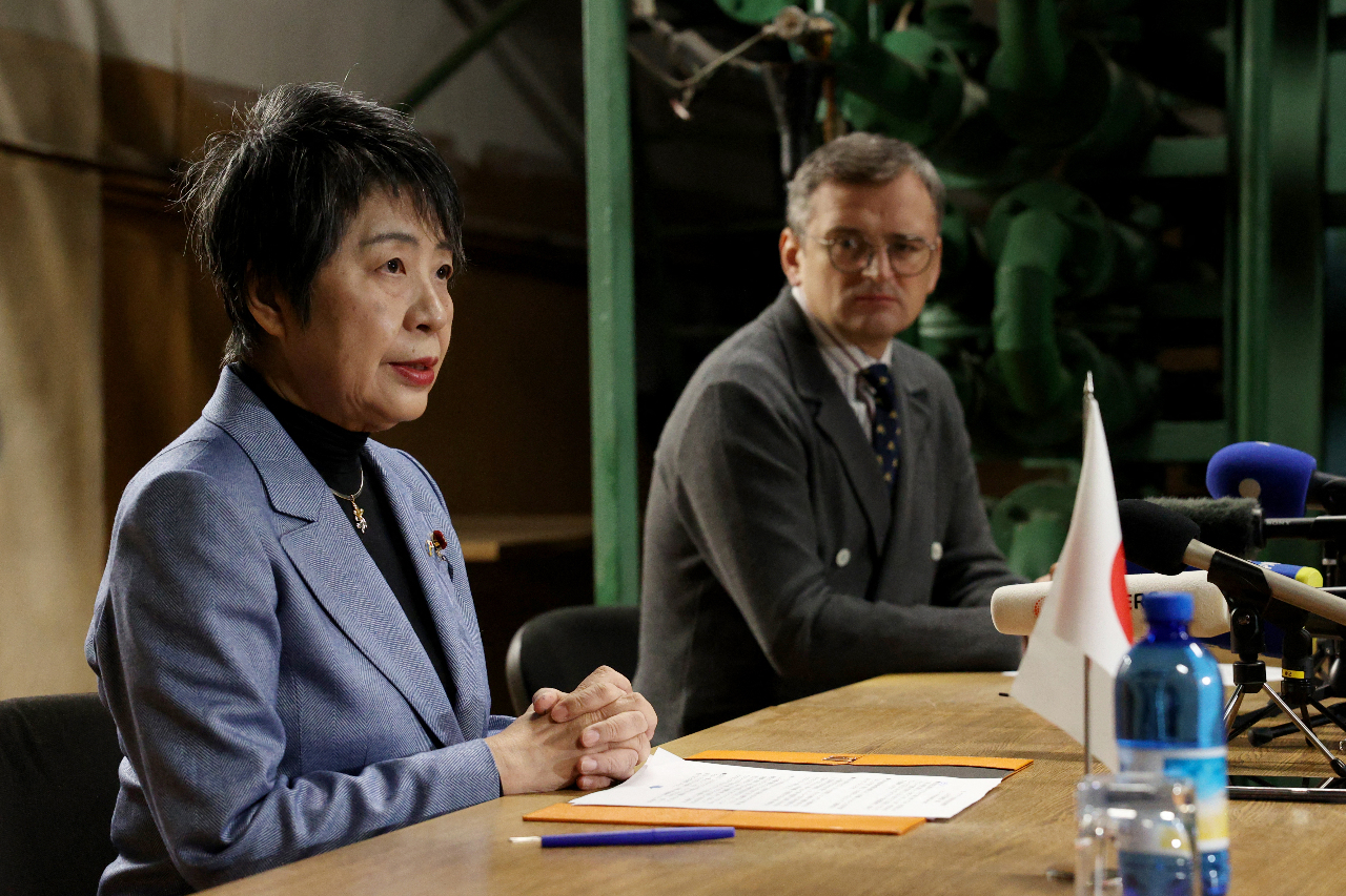 日本外相:東京「決心」力挺烏克蘭