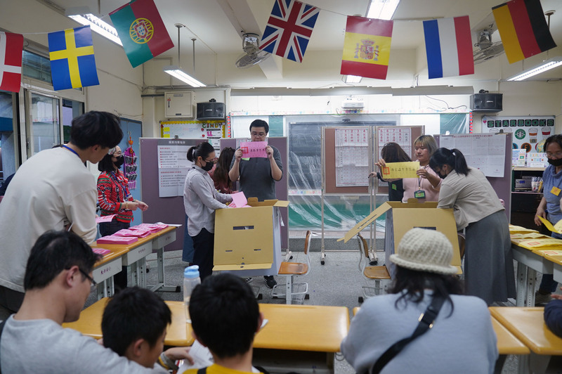 中選會截至晚間6時開票統計 賴蕭配暫時領先