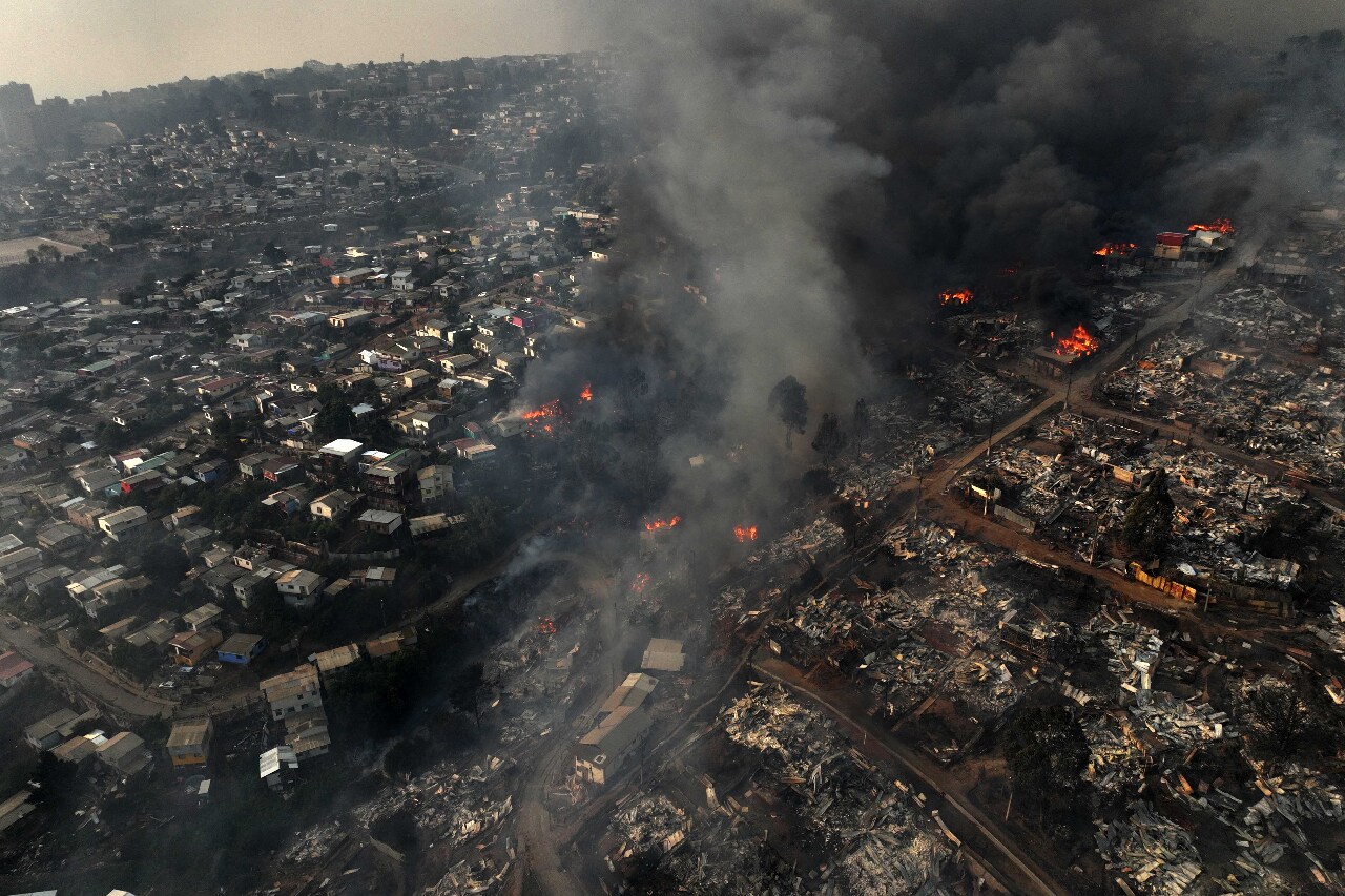智利野火至少99死 全國將進行2天哀悼