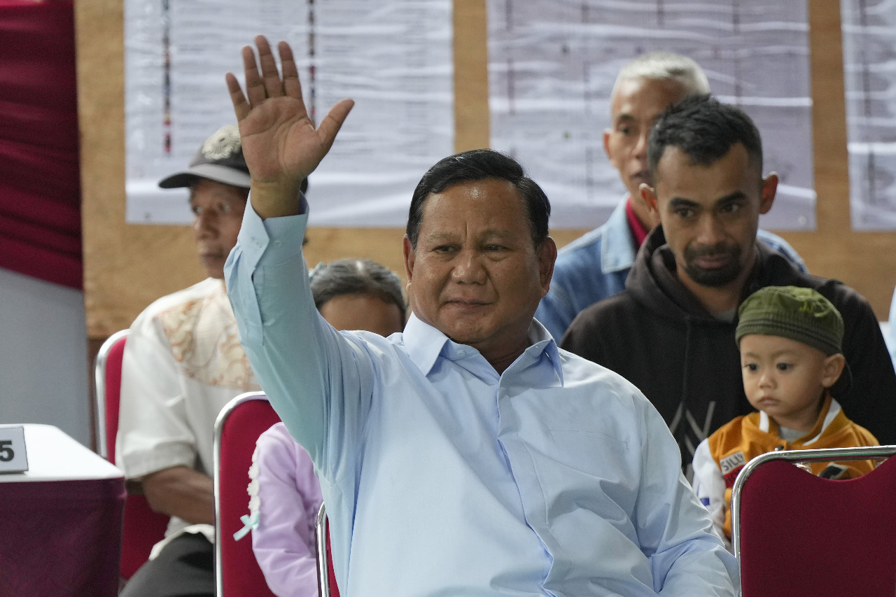 印尼總統大選過半選票開出 普拉伯沃大幅領先