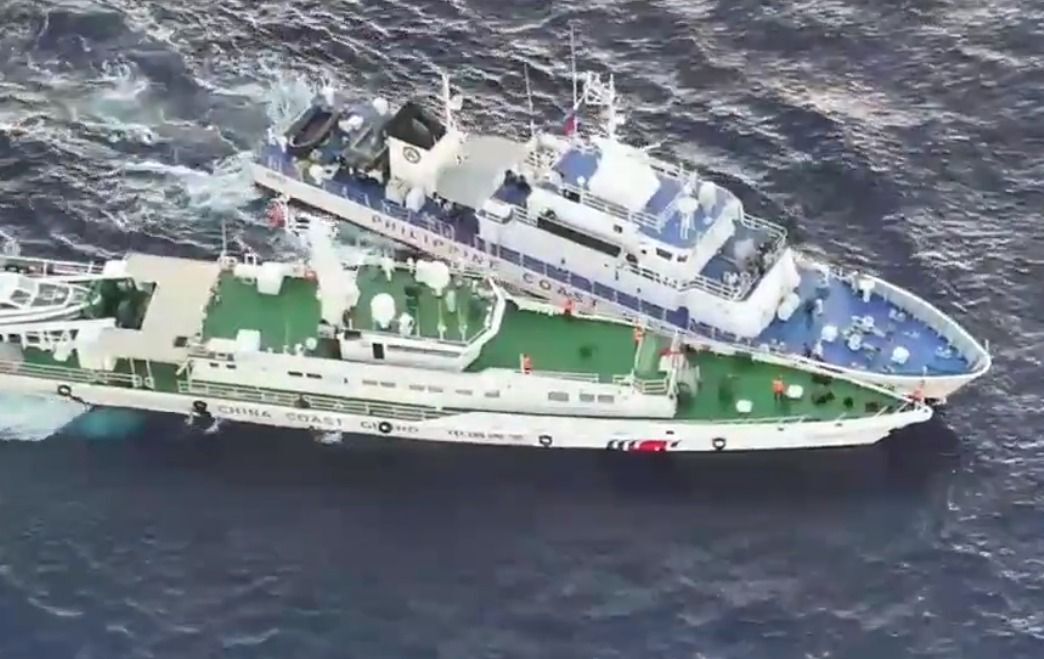 南海衝突中國海警水砲襲菲船 韓國外交部表達憂心
