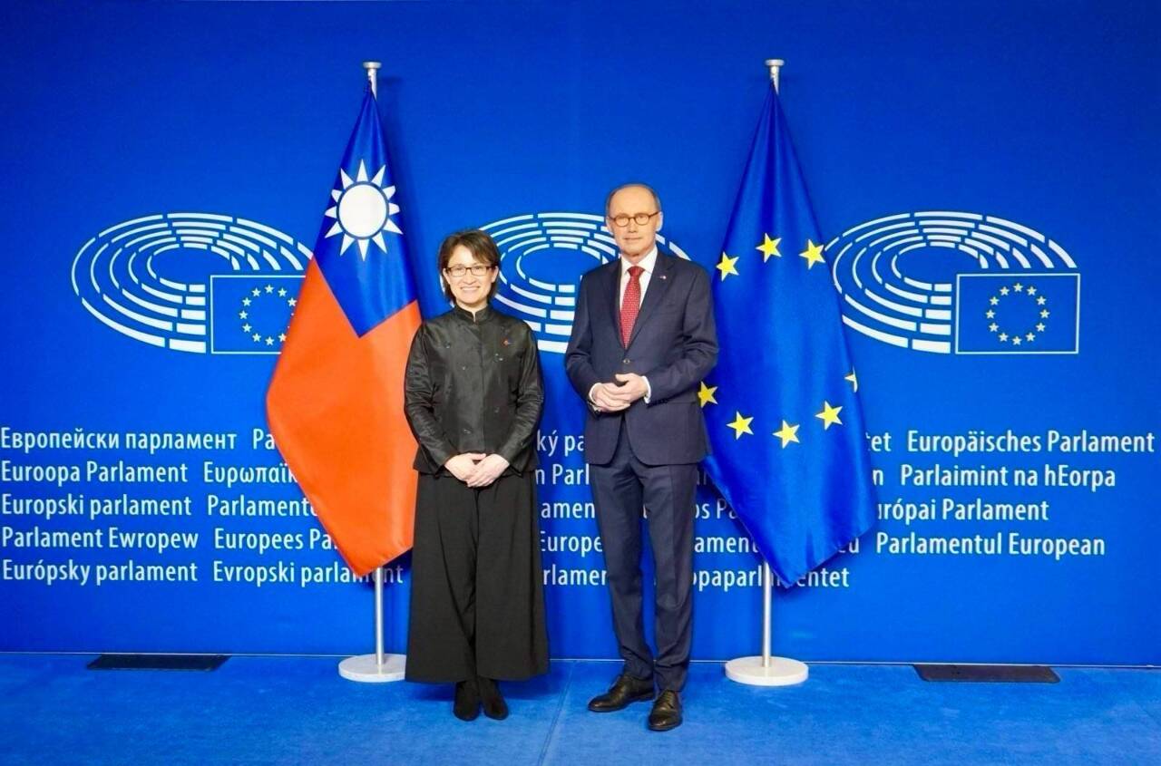 外交部：蕭美琴訪歐洲議會副議長接待  彰顯夥伴關係