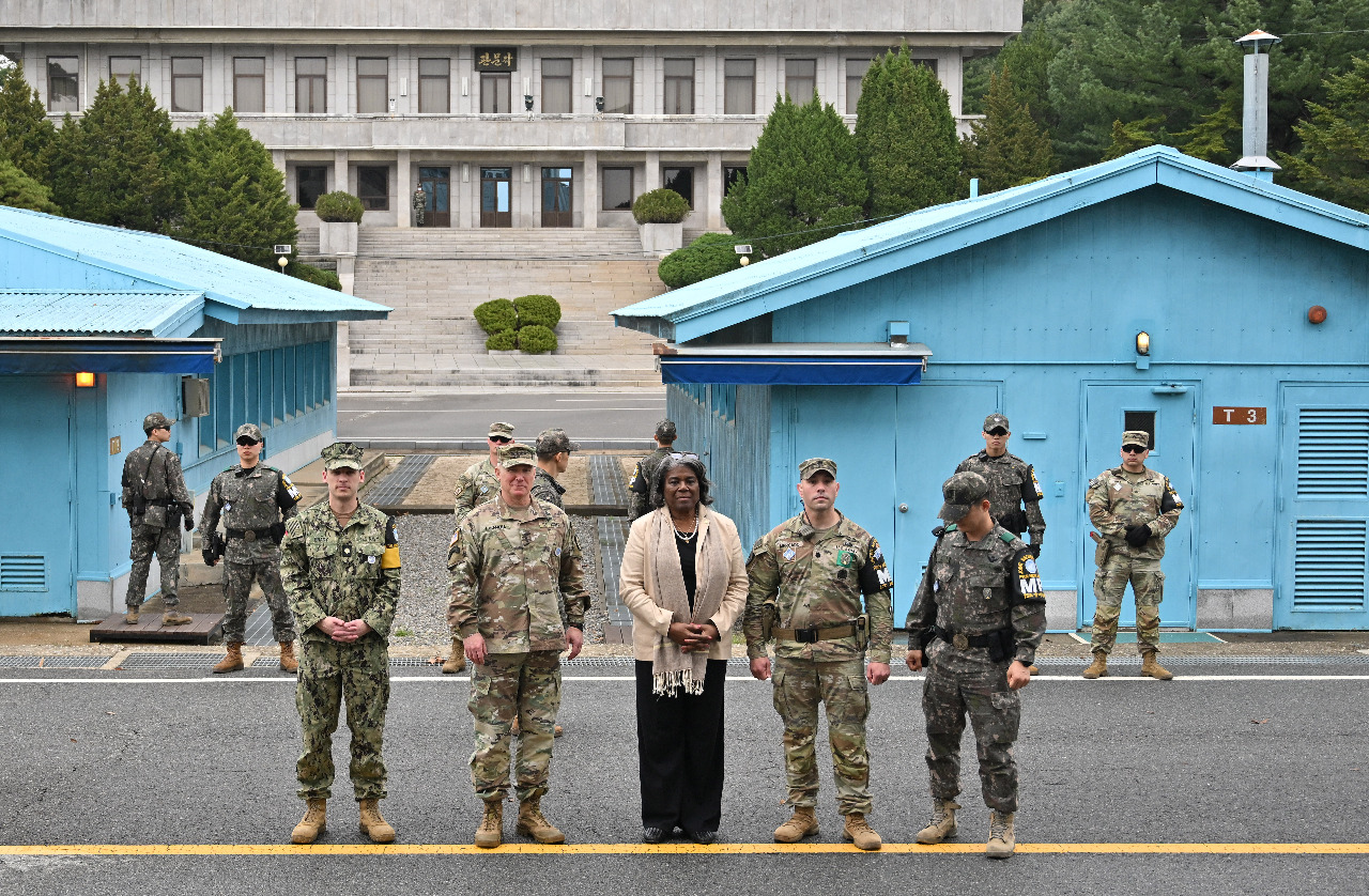 聯合國制裁面臨挫敗 美大使訪兩韓邊界籲回歸對話