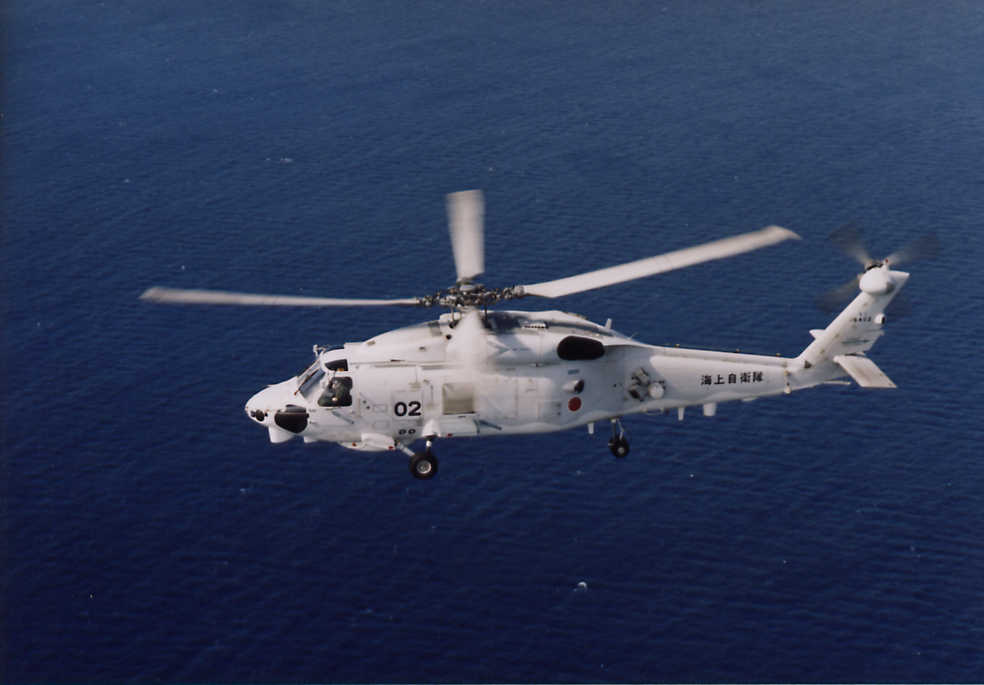 日本海上自衛隊直升機墜海 7人下落不明