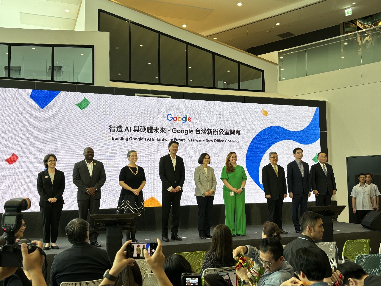 Google新辦公室開幕 總統：代表台灣獲外商高度重視