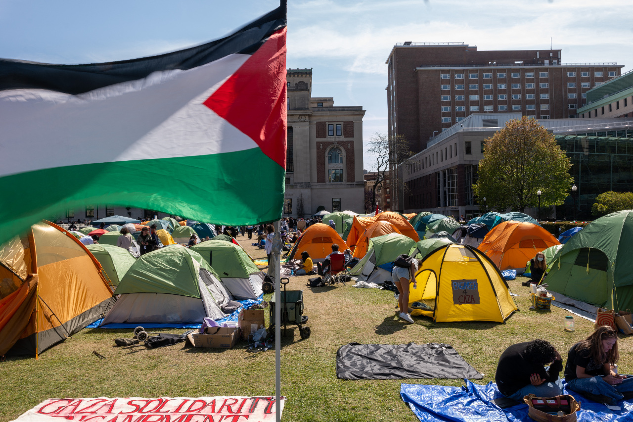 美大學支持巴勒斯坦示威蔓延 哥大鎮壓學生遭譴責