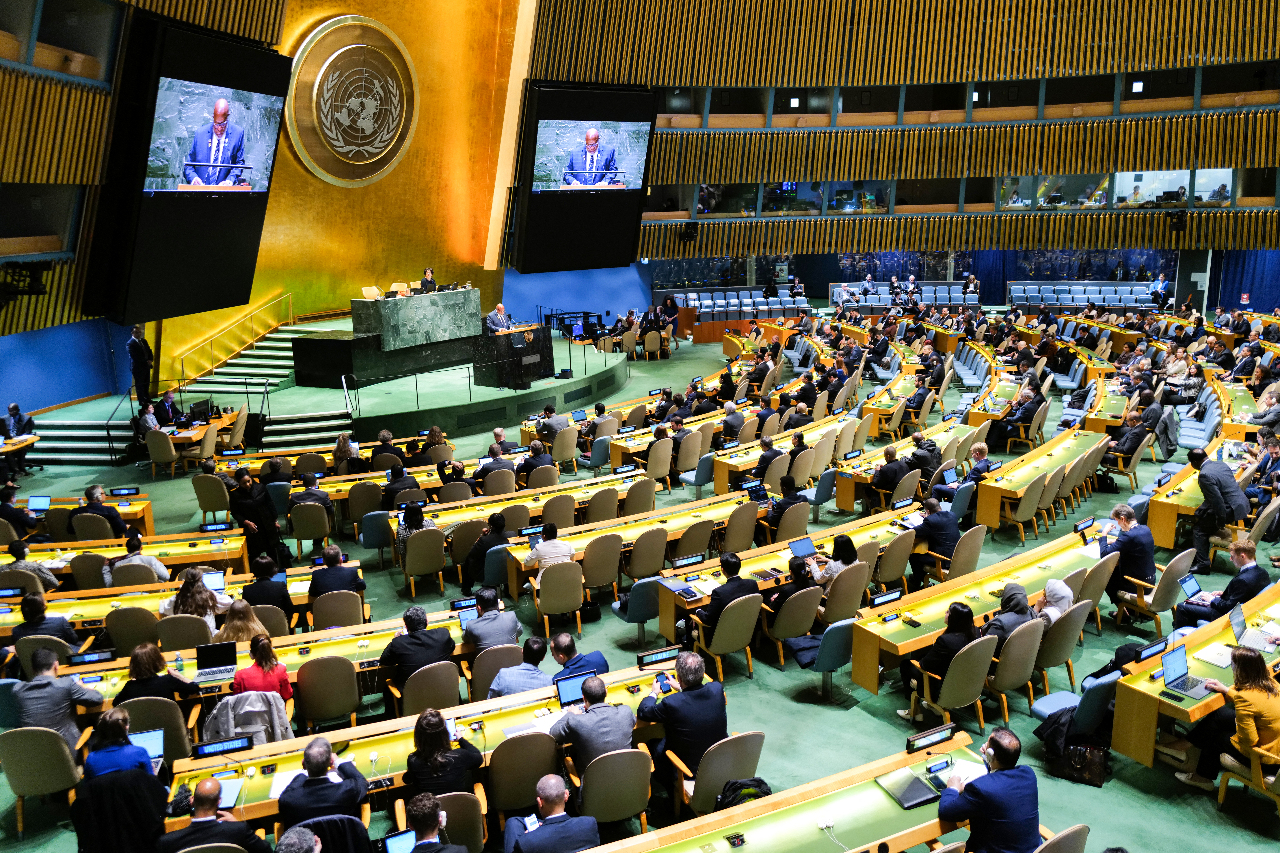 聯合國大會表決通過 象徵性支持巴勒斯坦會員國資格