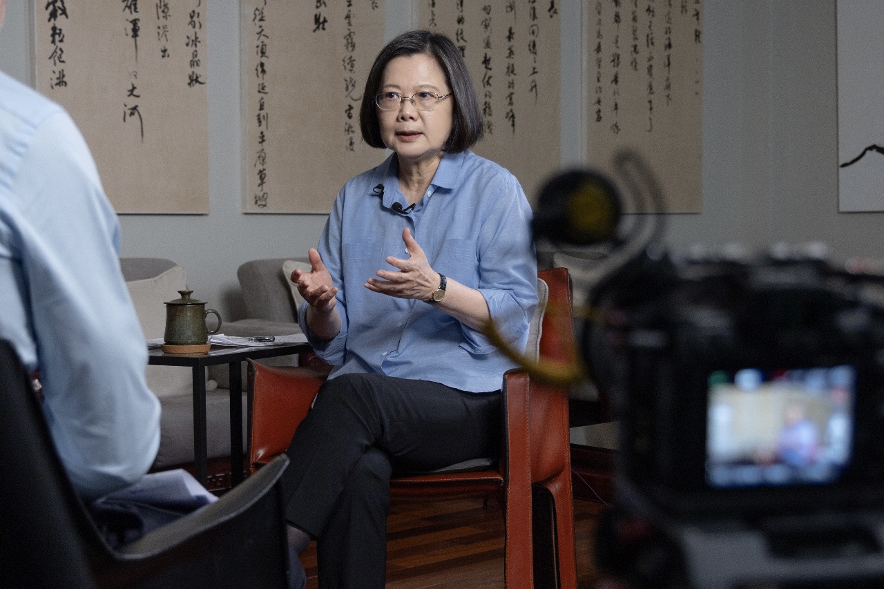 蔡總統BBC專訪：台灣有許多國際友人 對中關係不是唯一