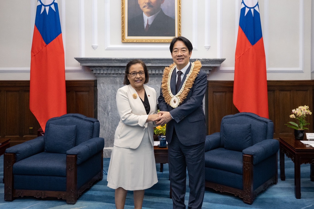 馬紹爾總統海妮會晤賴總統 強調會繼續做台灣最堅實盟友