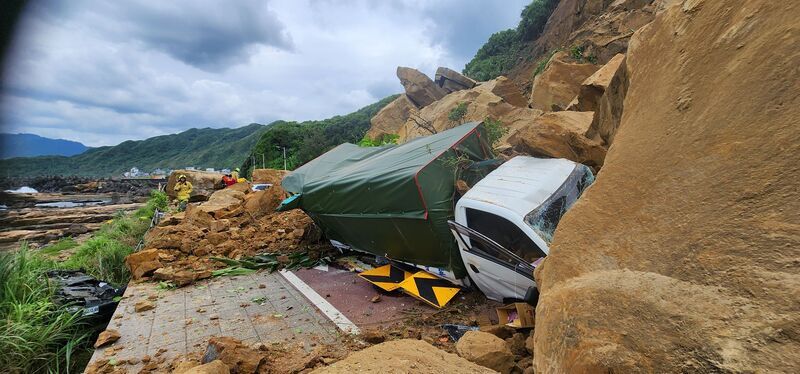 北寧路山崩 專家：地震+大雨致逆向坡崩塌