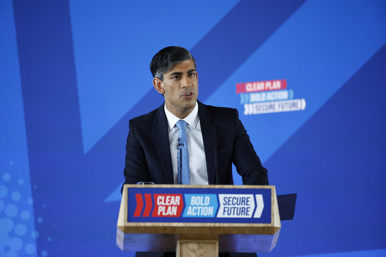 英相蘇納克競選政見提中國威權軸心 主打安全與減稅