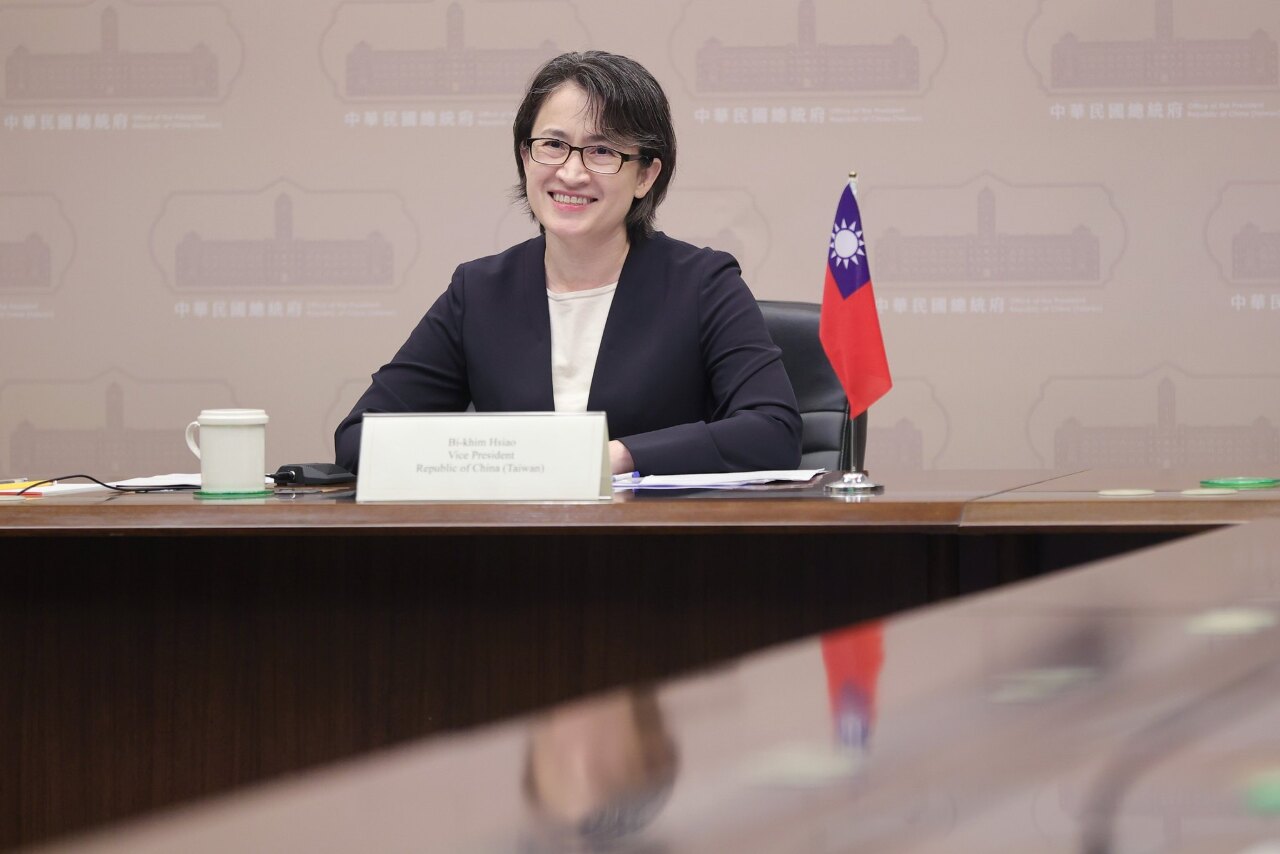 蕭副總統:只要中國不放棄對台武力、台灣就只能加強防禦