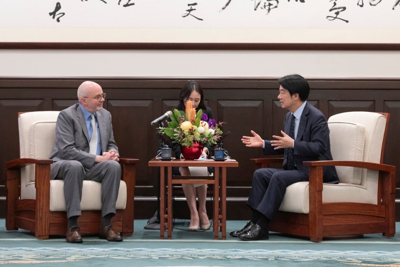 接見AIT新處長谷立言 總統：台美關係會好上加好