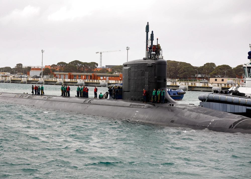 美國核動力潛艦 首次在澳洲執行維修作業