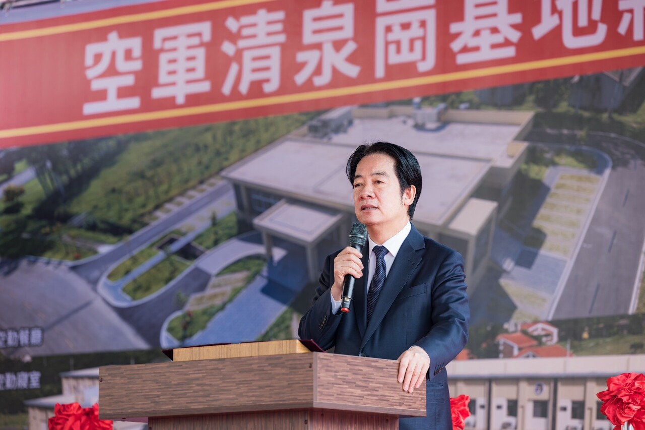 清泉崗基地新建營舍啟用 總統強調會持續提升裝備及服役環境