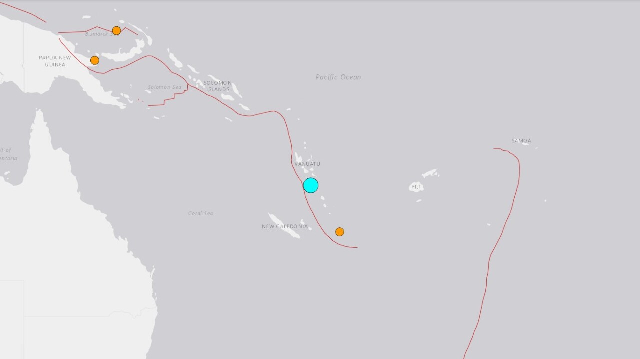 萬那杜規模7.3強震 引發海嘯預計最高1公尺