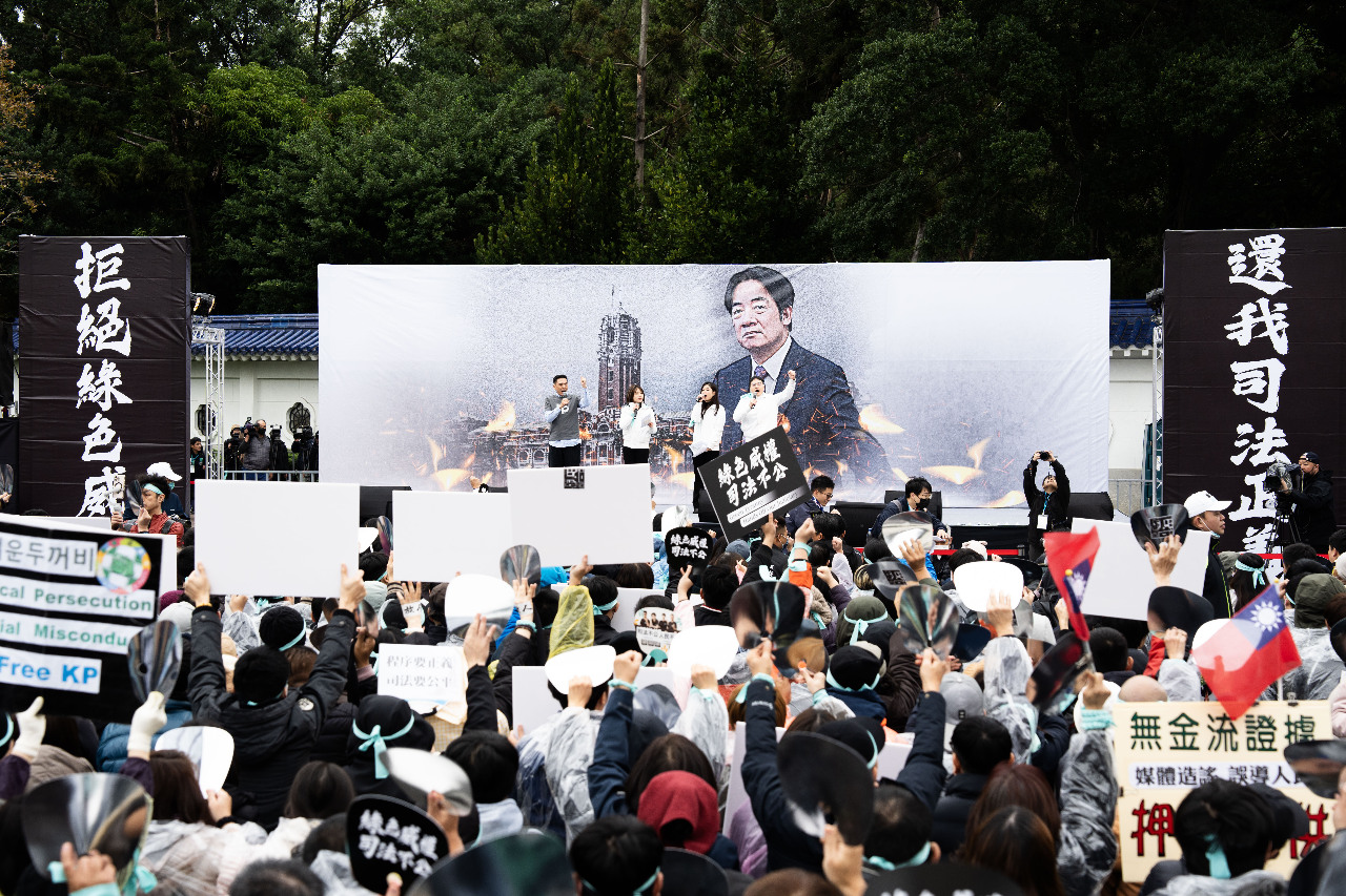 民眾黨「還我司法正義」活動 黃國昌:人民對「綠色威權」的怒吼