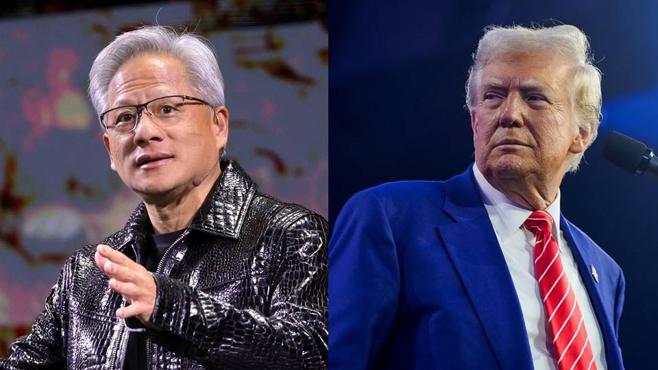 晶片出口限制下黃仁勳訪中 川普：一點都不擔心