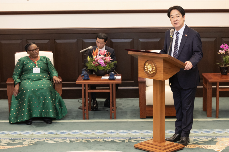 總統接見史瓦帝尼副總理札杜莉 盼兩國在國際間相互扶持