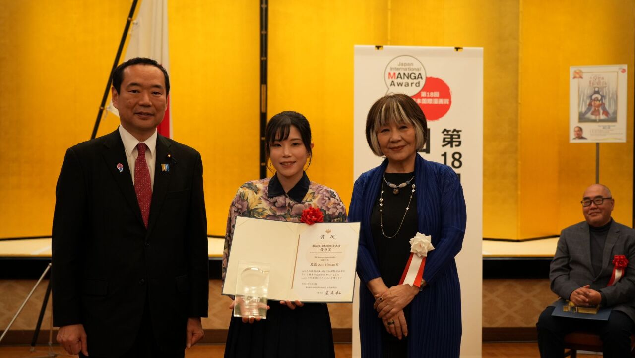 二度摘日本國際漫畫賞  左萱：感謝台灣自由土壤的培育