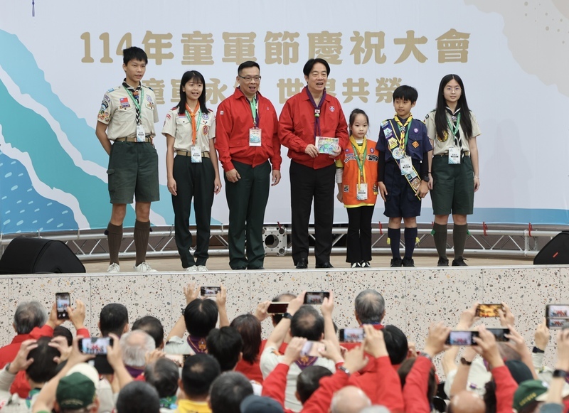 一日童軍終生童軍 賴總統：童軍精神帶動國家進步