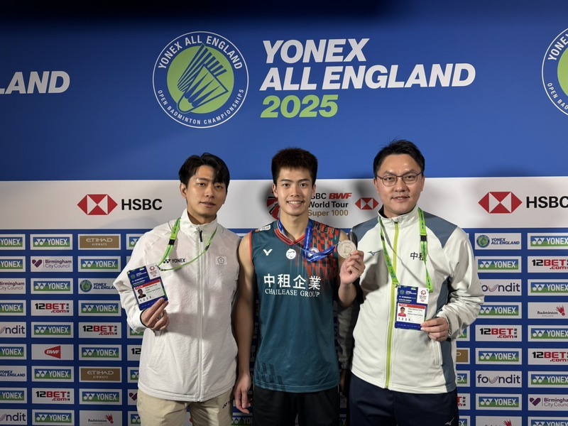 BWF全英羽球賽李佳豪不敵球王 獲亞軍仍創生涯最佳