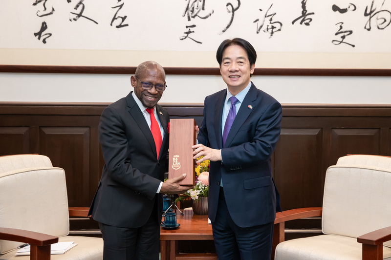 賴清德總統接見克國外長 盼互相扶持共同因應挑戰