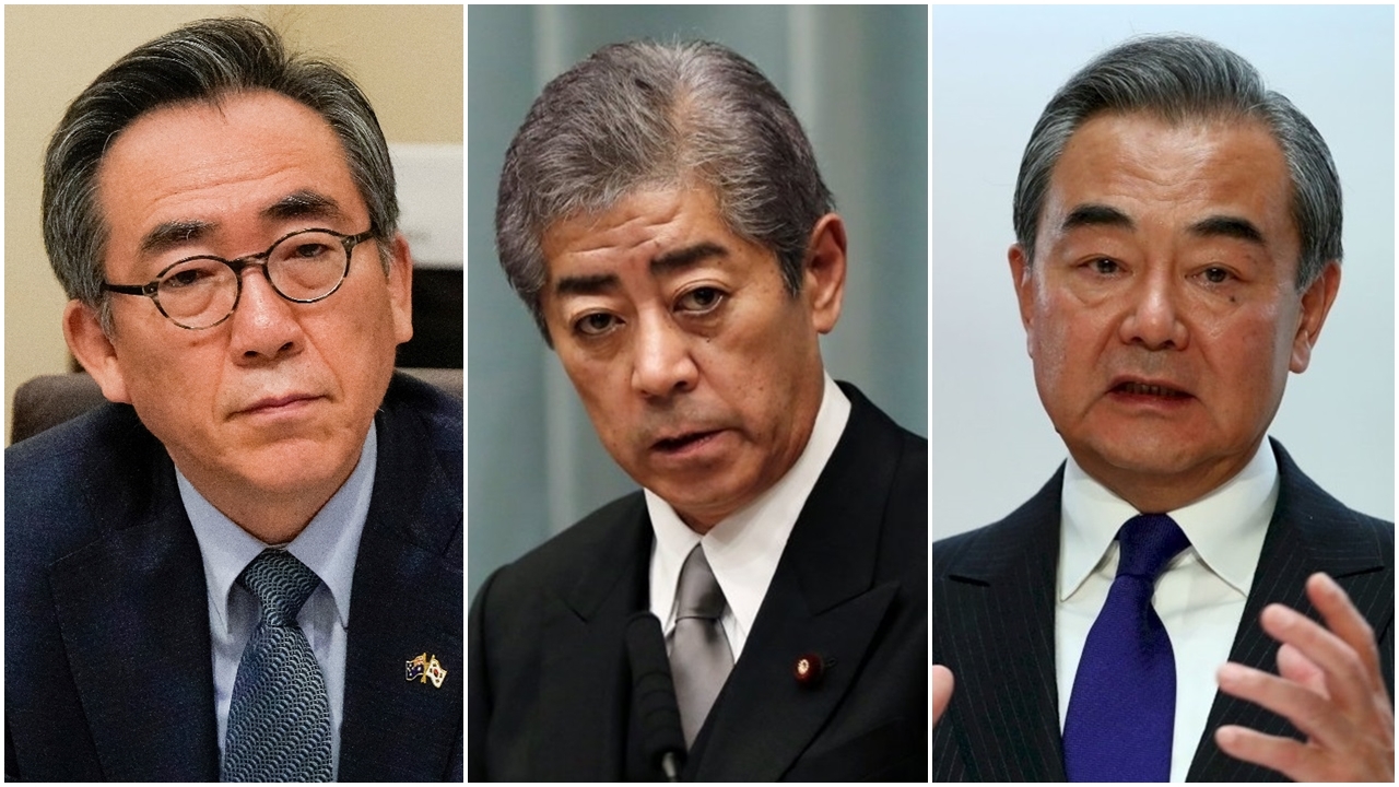 韓中日外長22日東京會談 聚焦三國合作與國際局勢