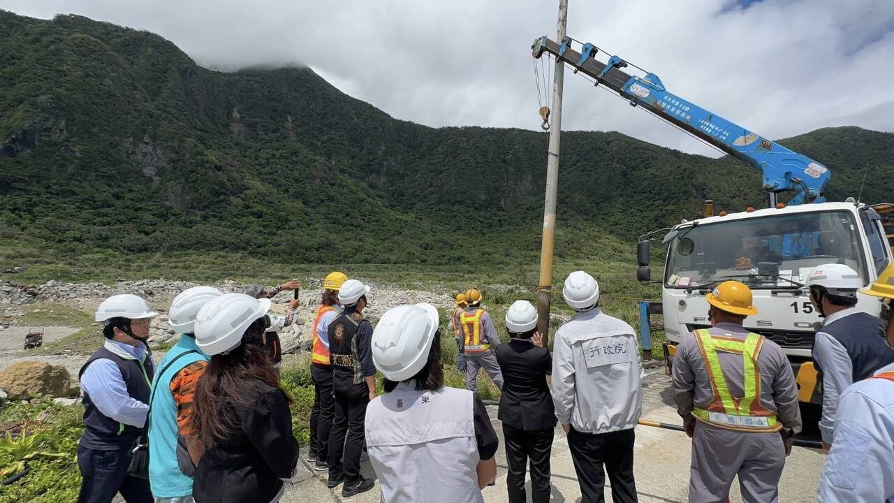 不再怕颱風來襲 蘭嶼全面電纜地下化
