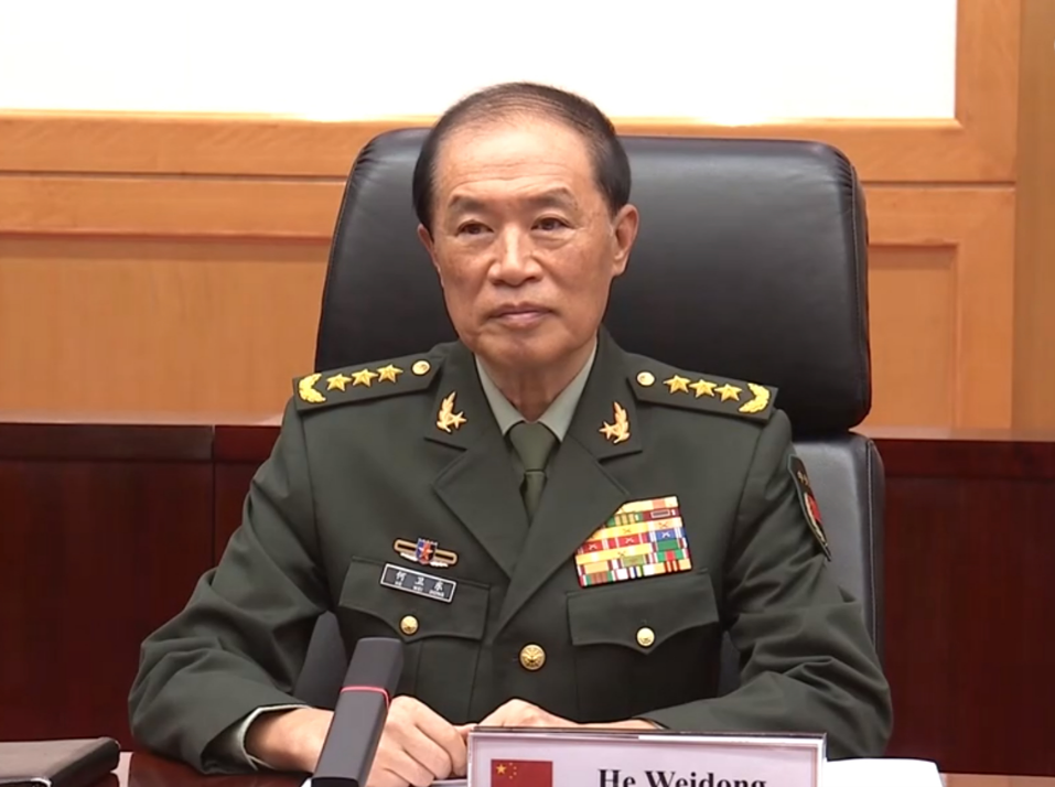 美媒：何衛東被查 習近平清洗共軍最新受害者