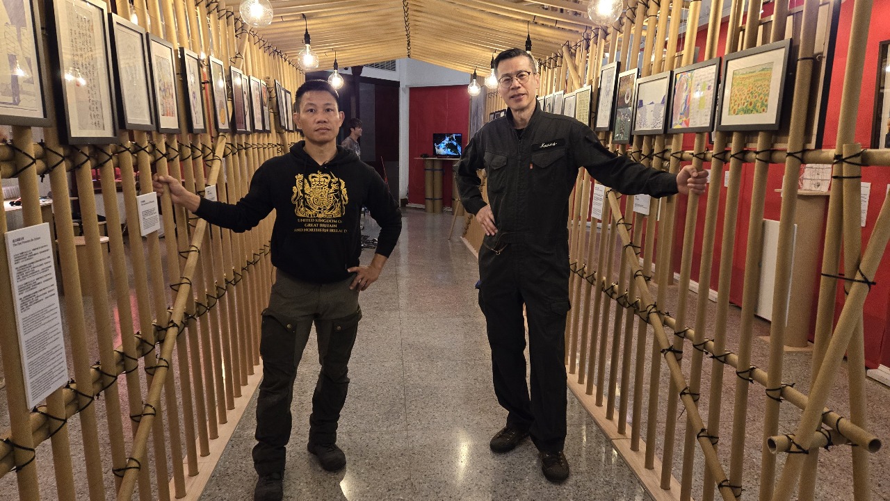 香港人權作品展台北登場 12歲台生畫作感動評審團