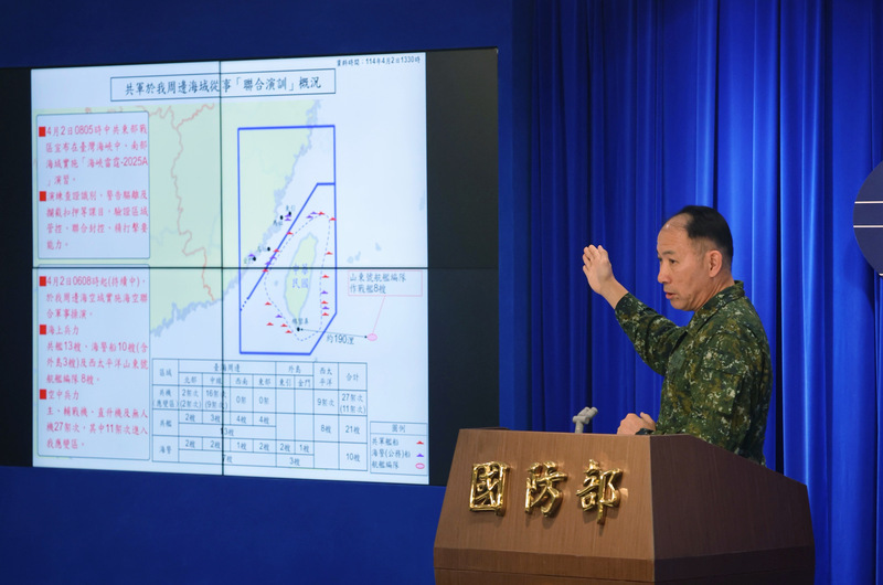 中國圍台軍演2號結束 第2天偵獲59共機23共艦擾台    共諜「全面滲透」綠？府、議會、立院、黨連環爆    川普的關稅策略，把中國的洗產地都封死