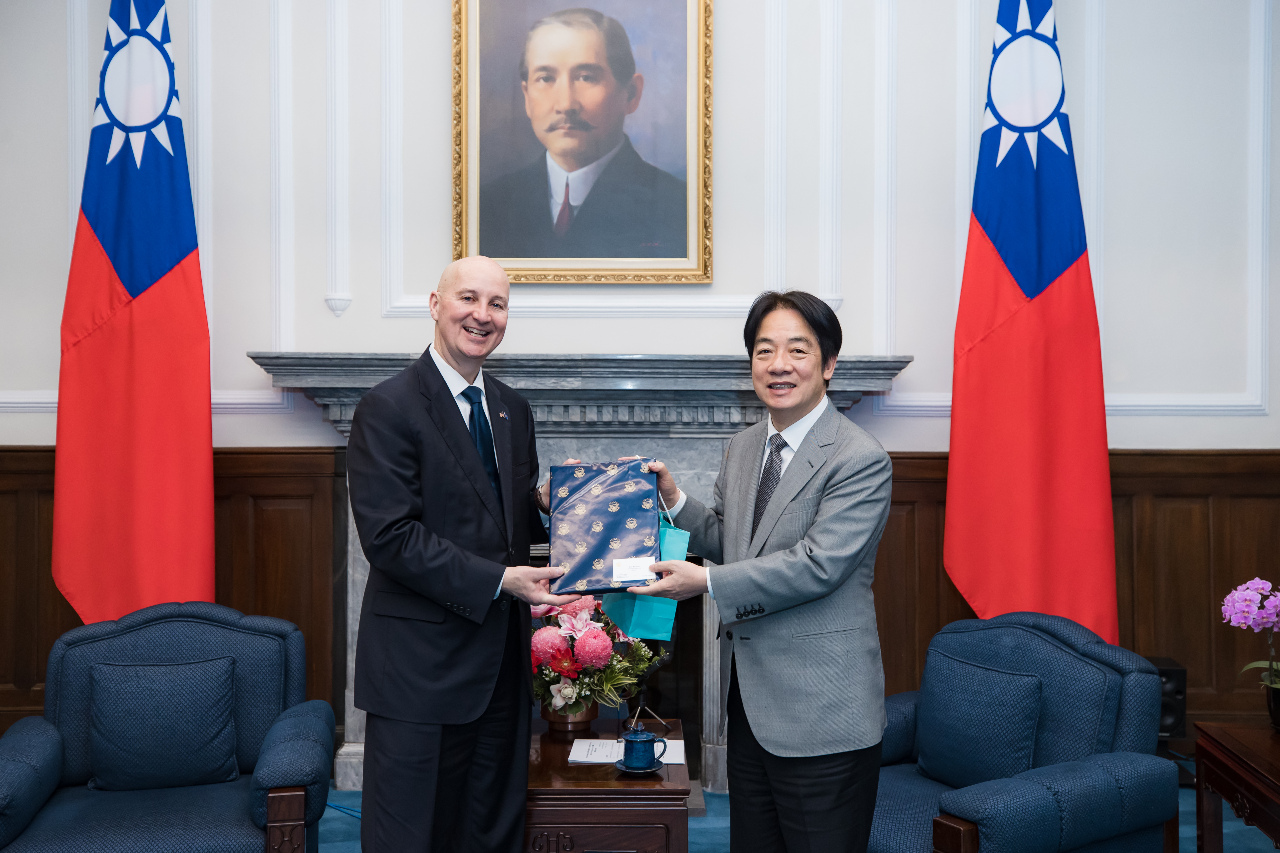 接見美參議員訪團 賴總統：盼台灣加一策略助台美打造非紅供應鏈