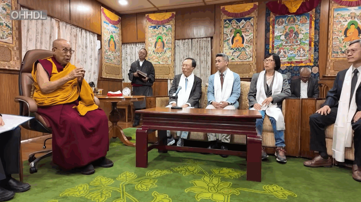 出席與台灣科學家對話 達賴喇嘛強調世界和平