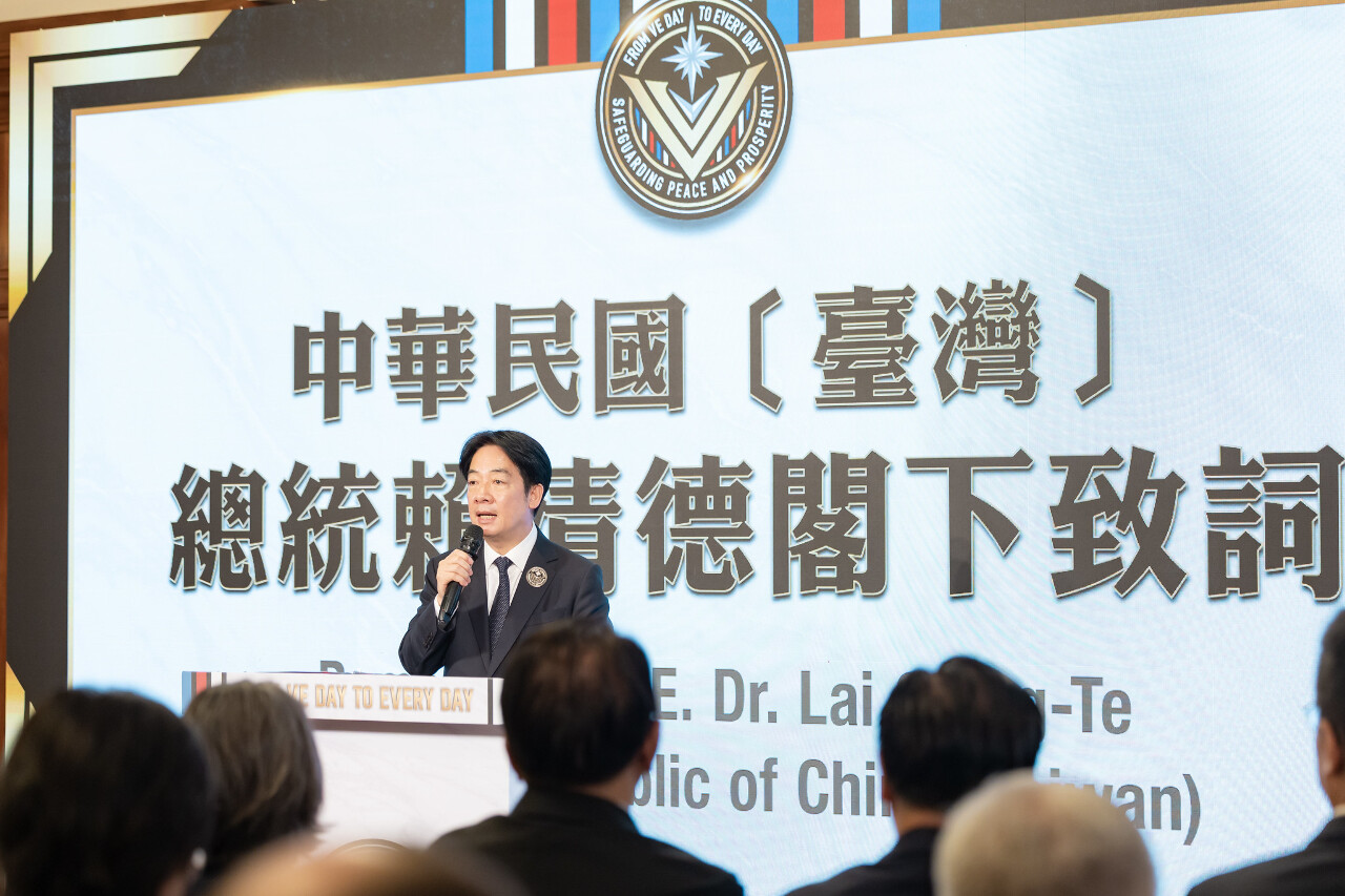 賴總統歐戰勝利演說 中國人士：有助台灣軟實力延伸