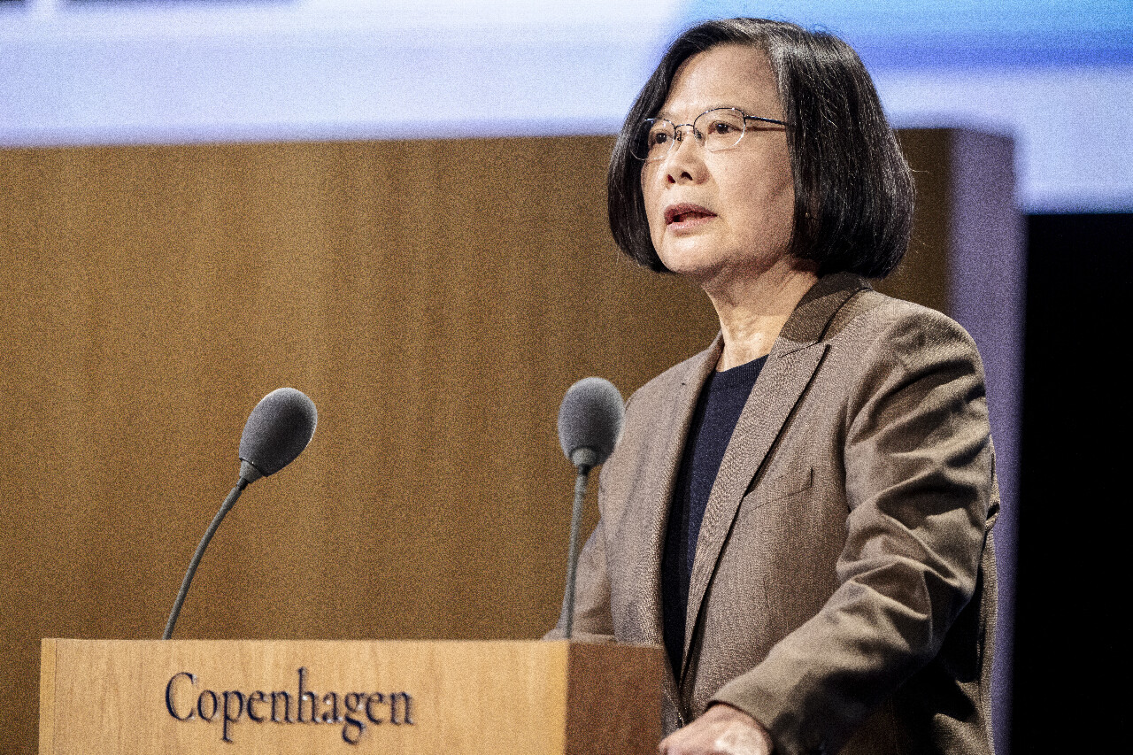 哥本哈根峰會發表演說 蔡英文：民主國家須確保團結 共同應對安全挑戰