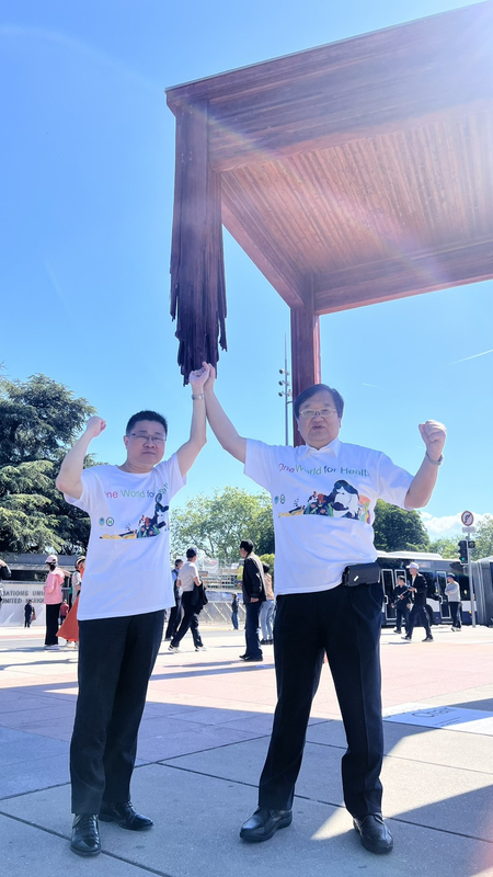 WHA25國發言力挺：納入台灣 日內瓦的三腳椅才完整