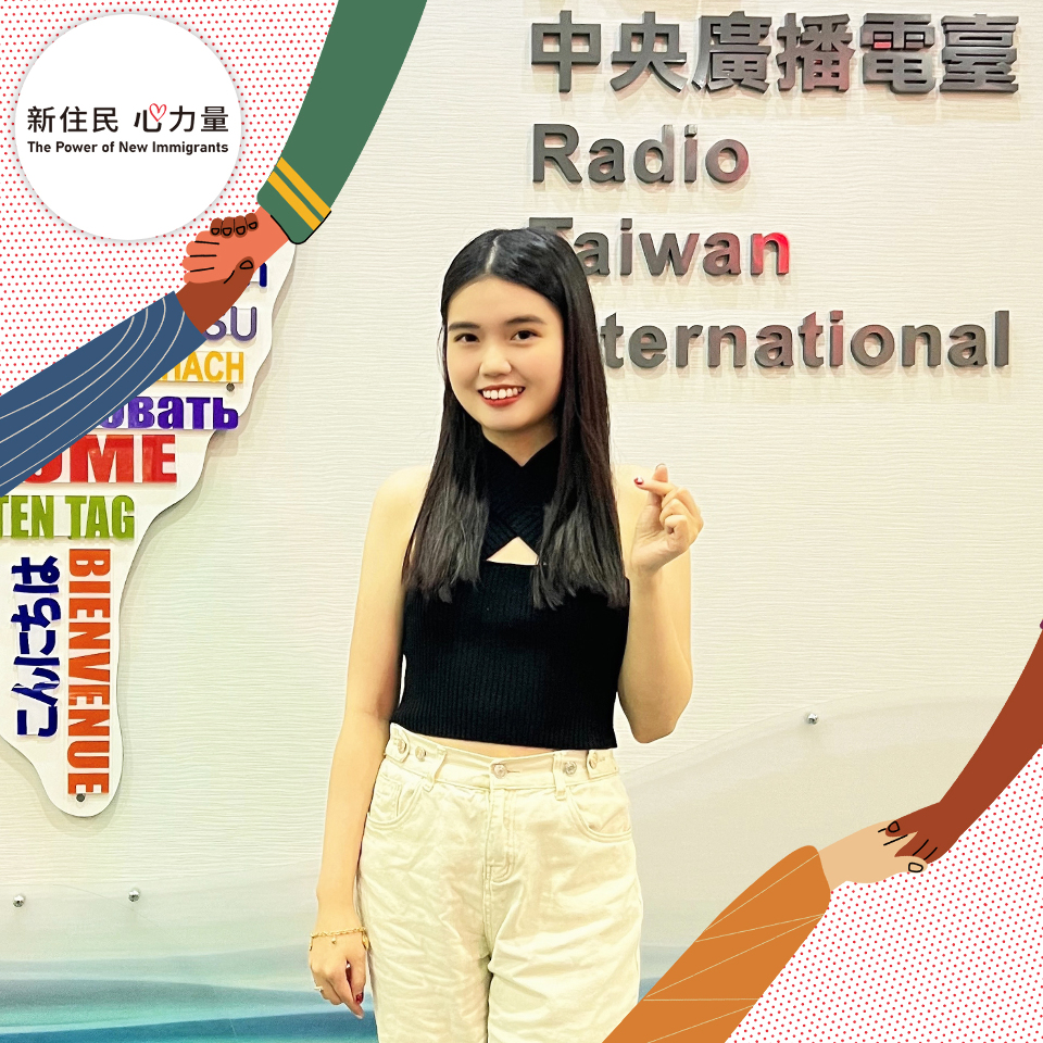印尼籍網紅在台灣 溫芝靈接受「新住民心力量」節目專訪談最愛台灣美食組合