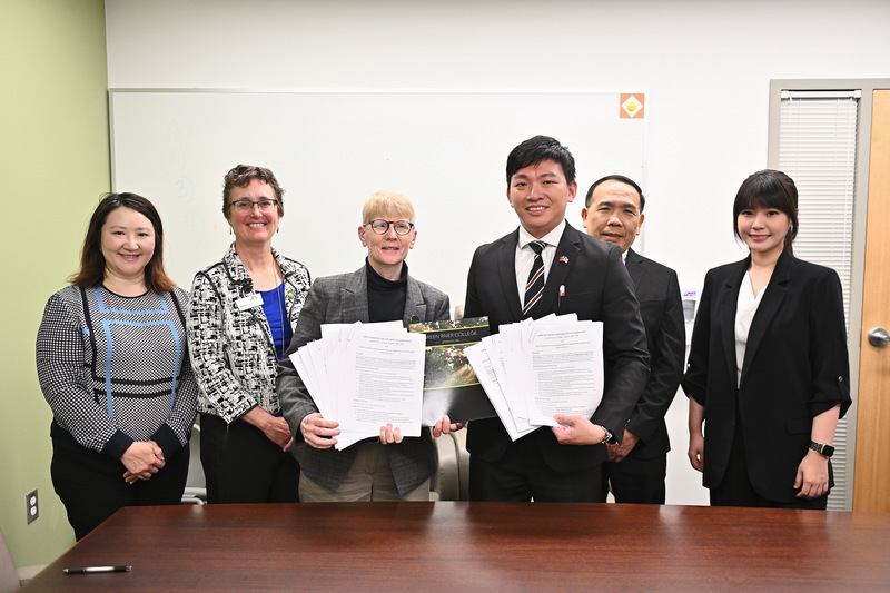 赴美訪問 高市府與姐妹市學院簽教育交流意向書