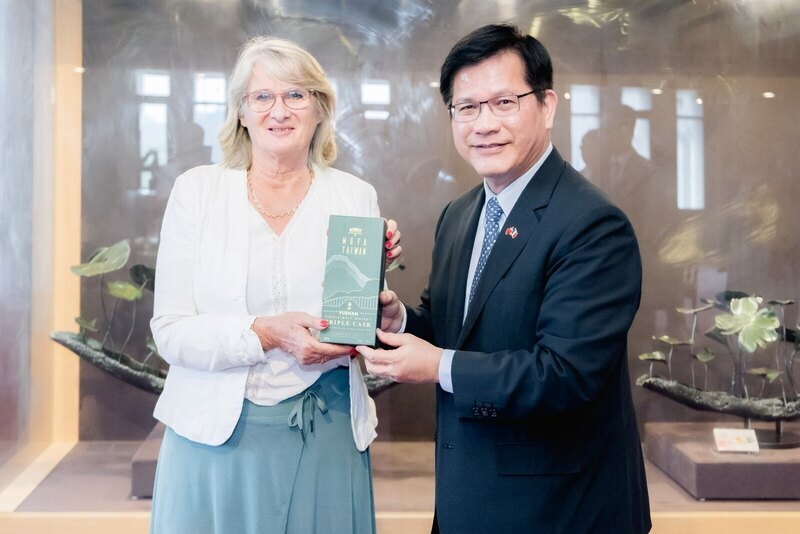 林佳龍午宴法國議員團 讚台法在價值外交理念契合