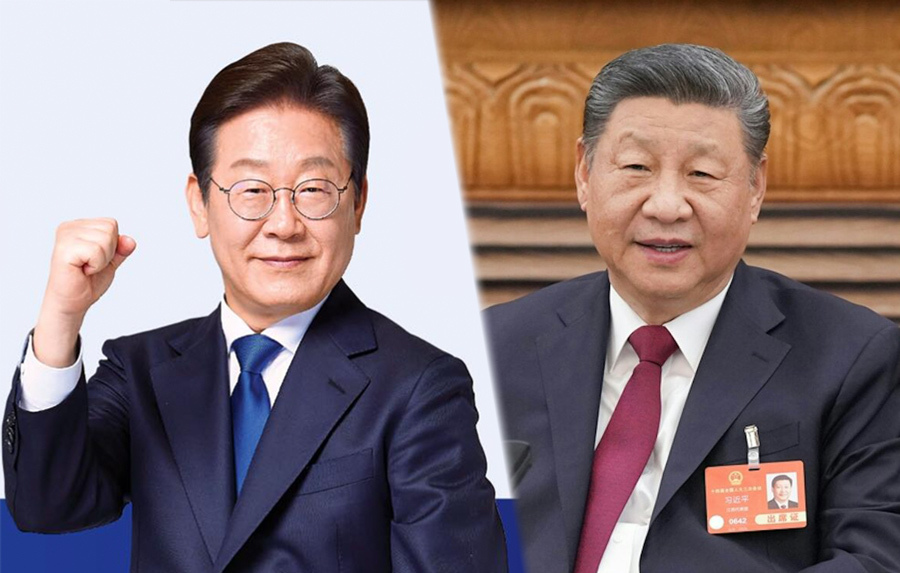 習近平與李在明首度通話 敦促雙邊合作、維護自由貿易
